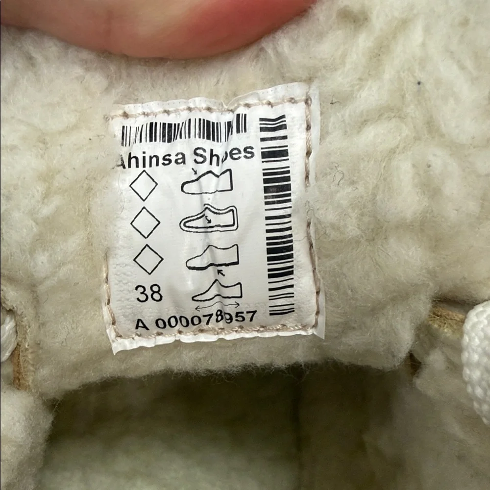 Women's Tan Ankle Boots - Picture 2 of 3